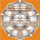 Friends of Mission Gallery Christmas Party & Discount Evening