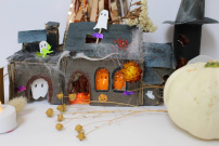 Cardboard Haunted Houses
