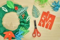 Festive Paper Wreaths