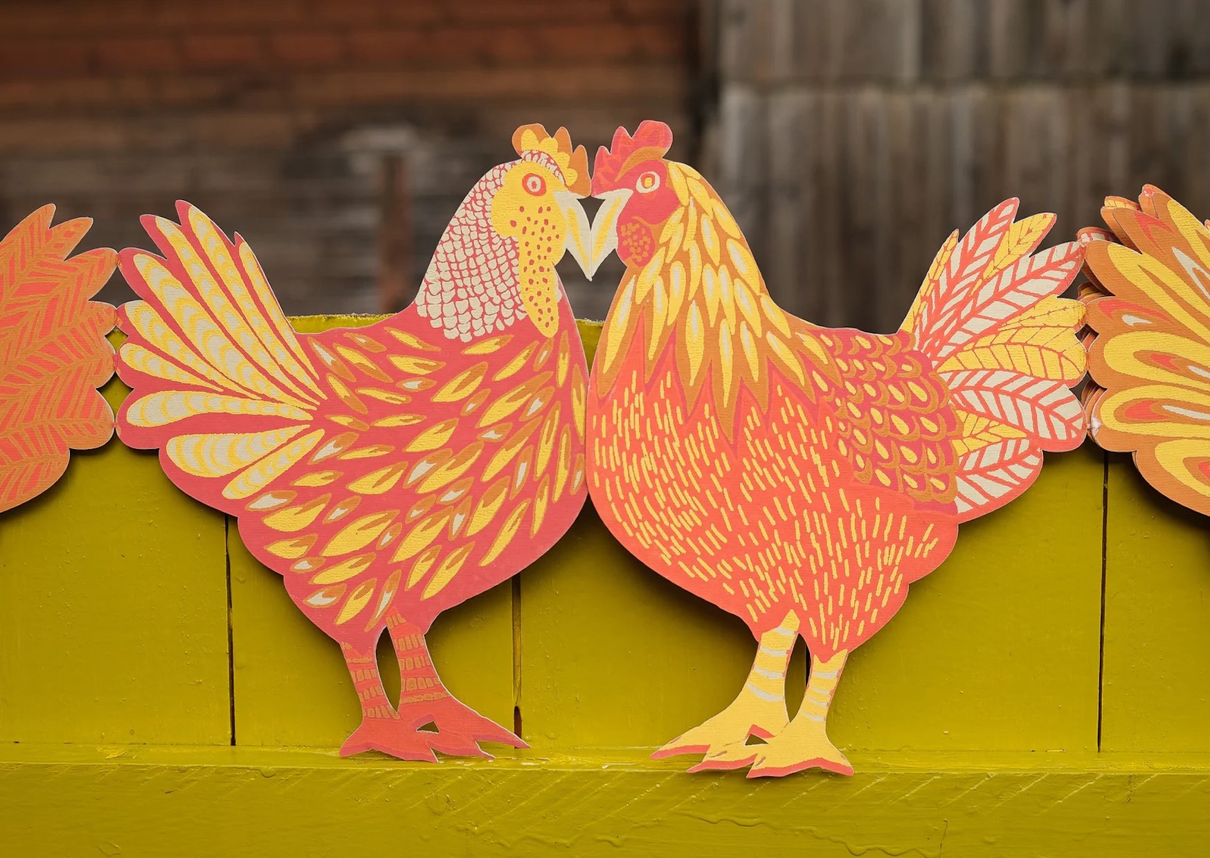 Chickens Garland by East End Press
