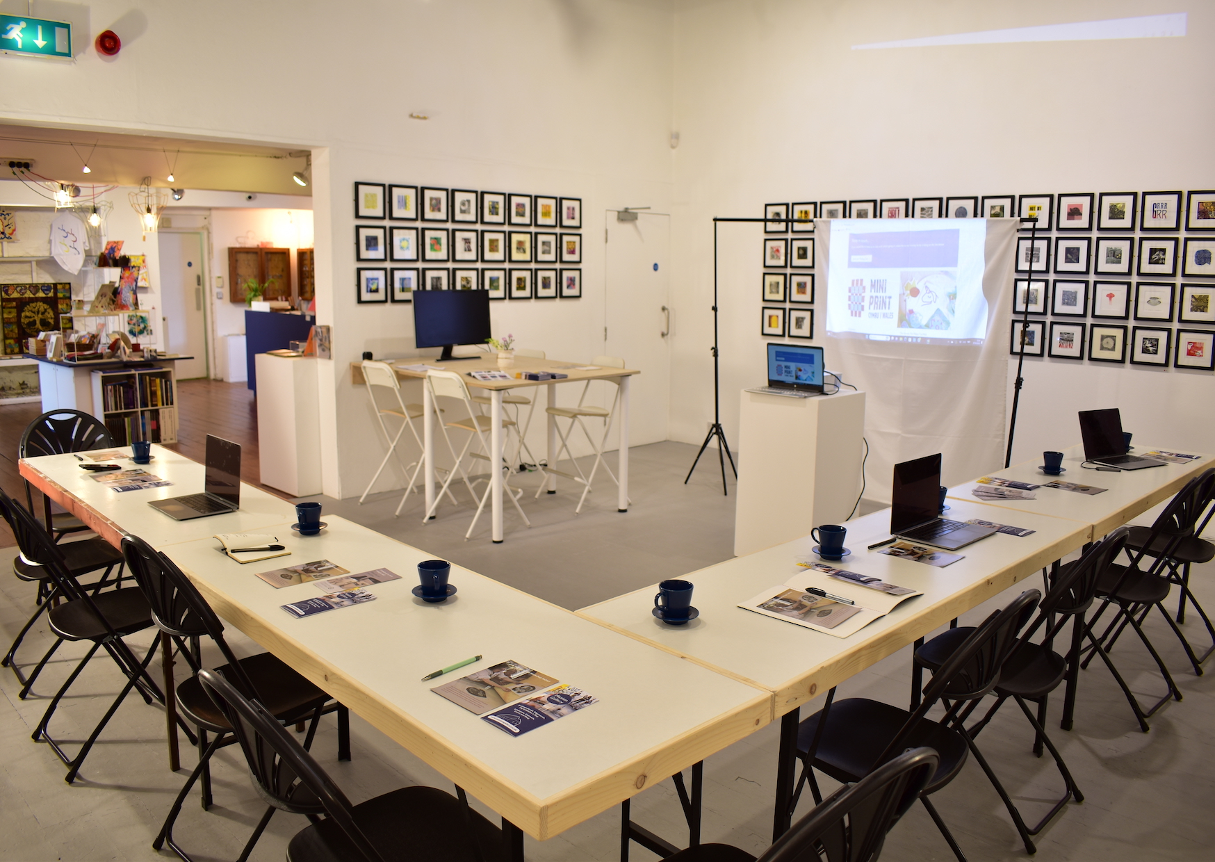 Venue Hire image of exhibition space, conference set-up
