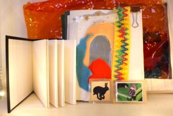 Sensory Sketchbooks and Sticker Making