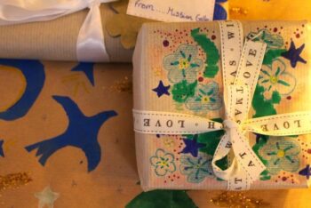 Decorate your own wrapping paper