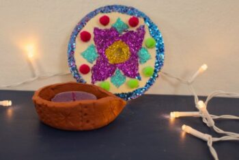 Quiet Session Clay Diya's and Rangoli Sand Art