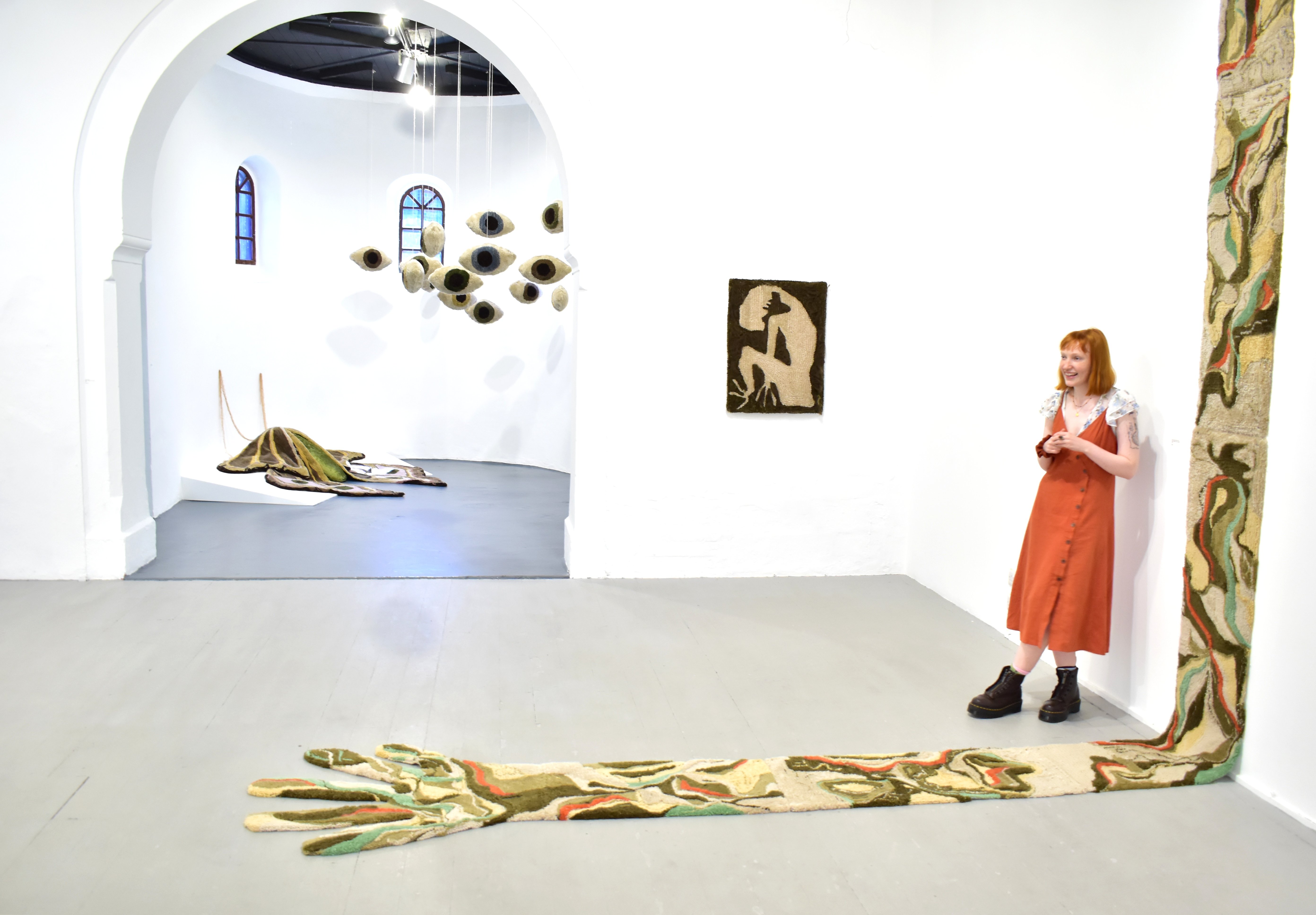 Non stood in exhibition space