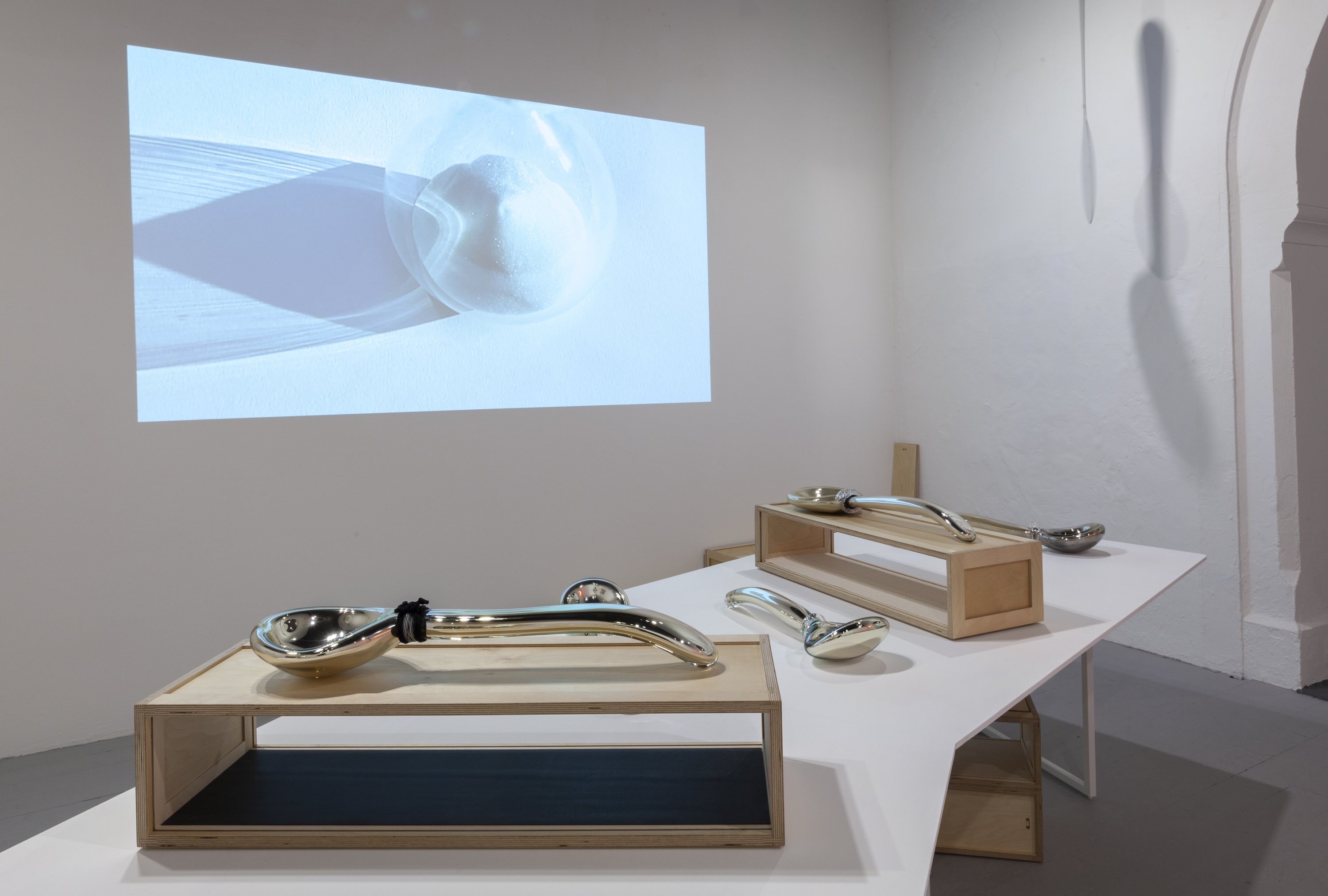 Exhibition image by Dewi Tannatt Lloyd ' rydym i gyd yn fregus / we are all fragile' by Chris Bird-Jones Exhibition image by Dewi Tannatt Lloyd ' rydym i gyd yn fregus / we are all fragile' by Chris Bird-Jones